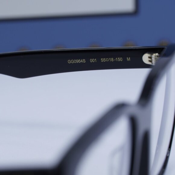 Gucci GG0964S 001 Square Sunglasses - Black/Transparent Photochromic - Picture 7 of 12